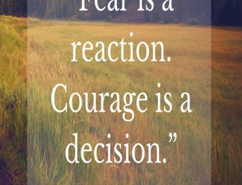 Fear is a reaction to…